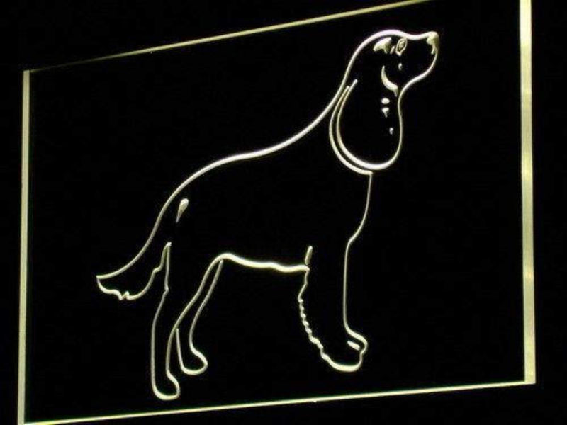 American Water Spaniel LED Light Sign - LED Gift Works