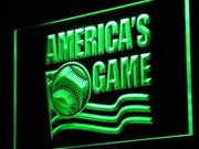 America's Game Baseball LED Light Sign - LED Gift Works