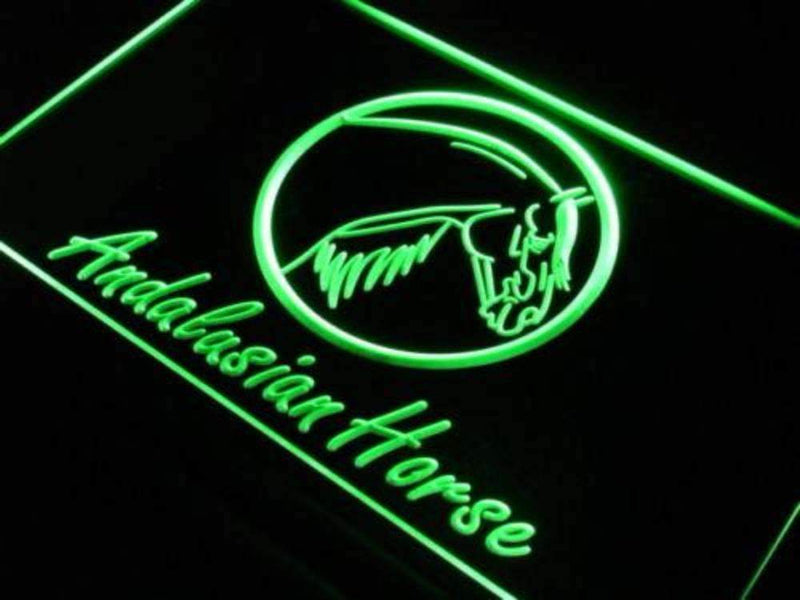 Andalusian Horse LED Light Sign - LED Gift Works