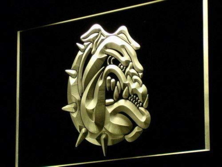 Angry Bulldog LED Light Sign - Way Up Gifts