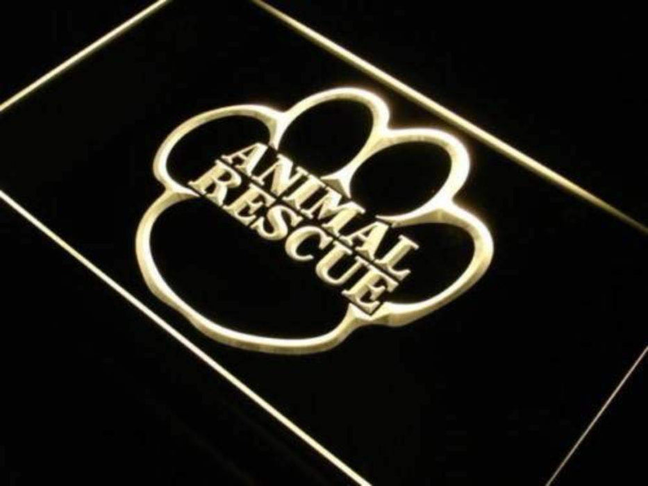 Animal Rescue LED Light Sign - Way Up Gifts