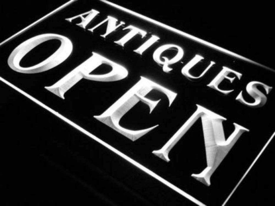 Antique Store Open LED Light Sign - Way Up Gifts