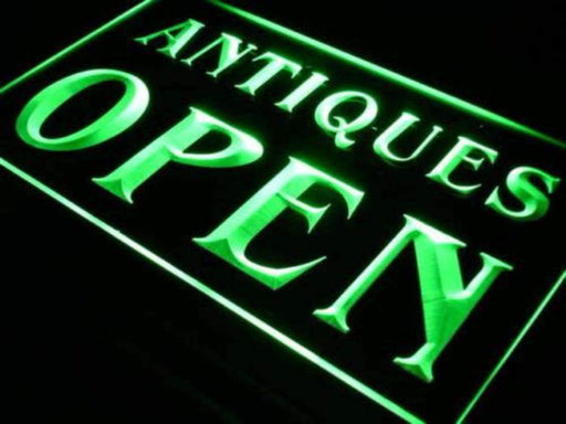 Antique Store Open LED Light Sign - Way Up Gifts