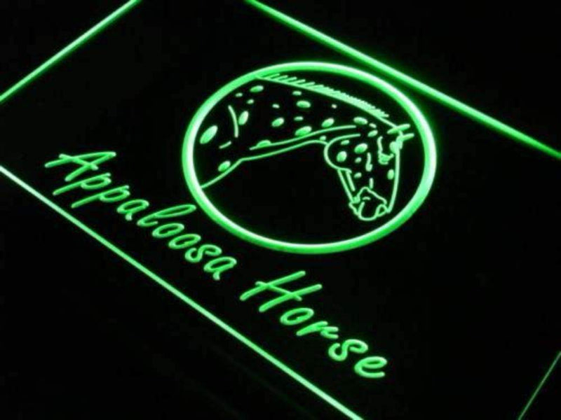 Appaloosa Horse LED Light Sign - LED Gift Works