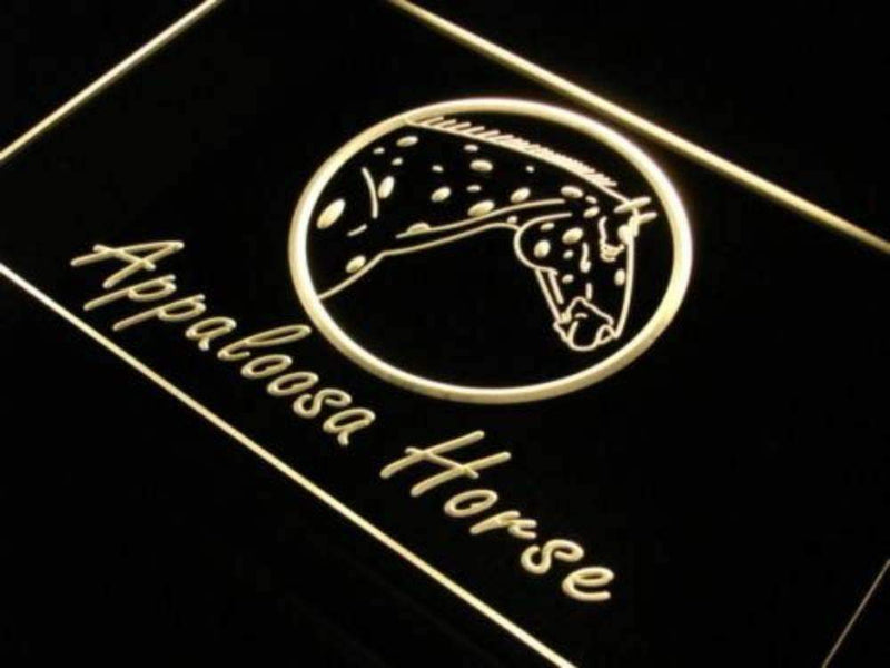 Appaloosa Horse LED Light Sign - LED Gift Works