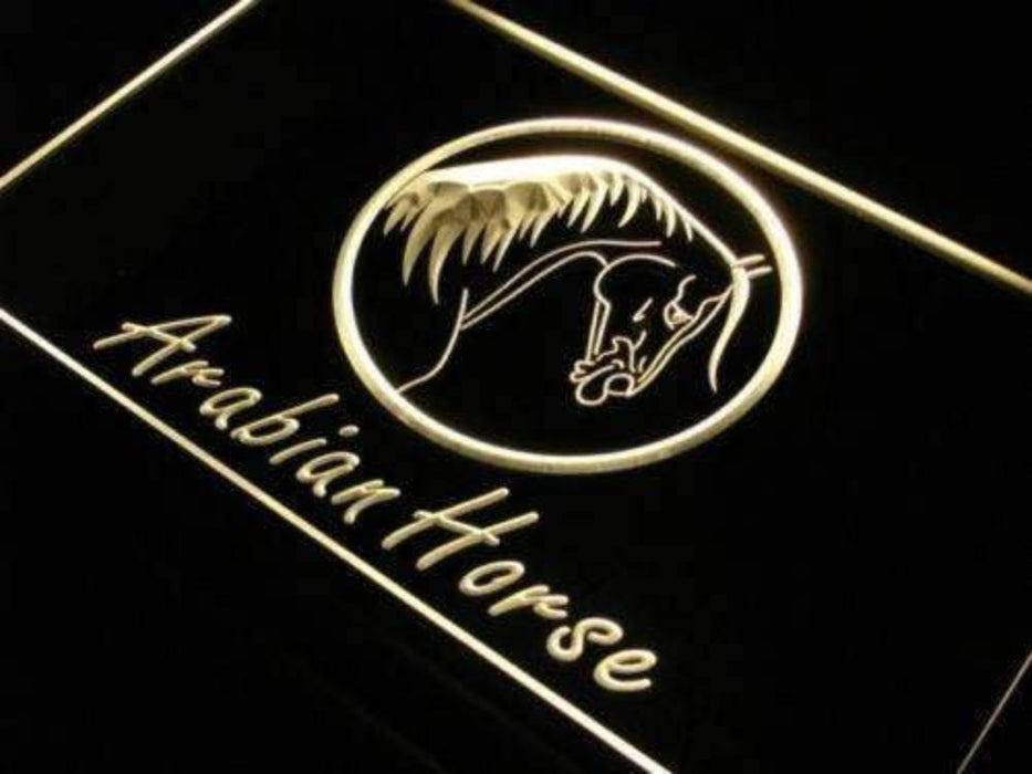 Arabian Horse LED Light Sign - Way Up Gifts