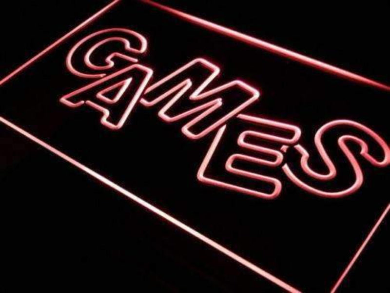 Arcade Games LED Light Sign - LED Gift Works