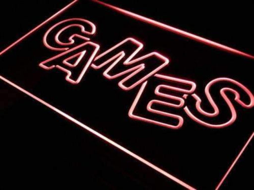 Arcade Games LED Light Sign - LED Gift Works