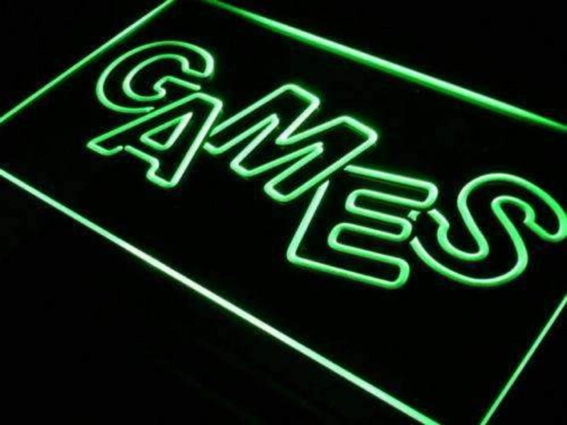 Arcade Games LED Light Sign - LED Gift Works