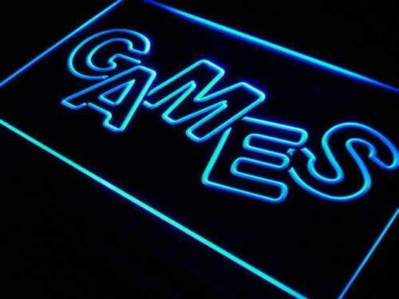 Arcade Games LED Light Sign - LED Gift Works