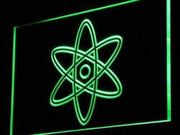 Atom Symbol Science LED Light Sign - LED Gift Works