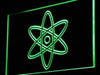 Atom Symbol Science LED Light Sign - Way Up Gifts