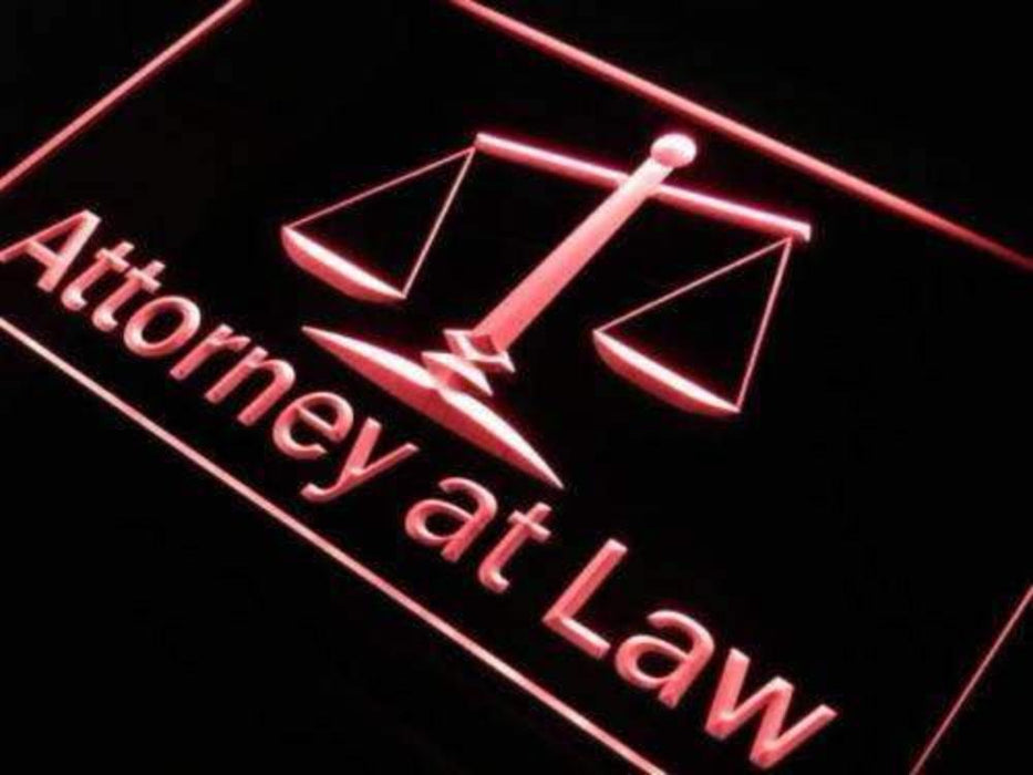 Attorney At Law LED Light Sign - Way Up Gifts