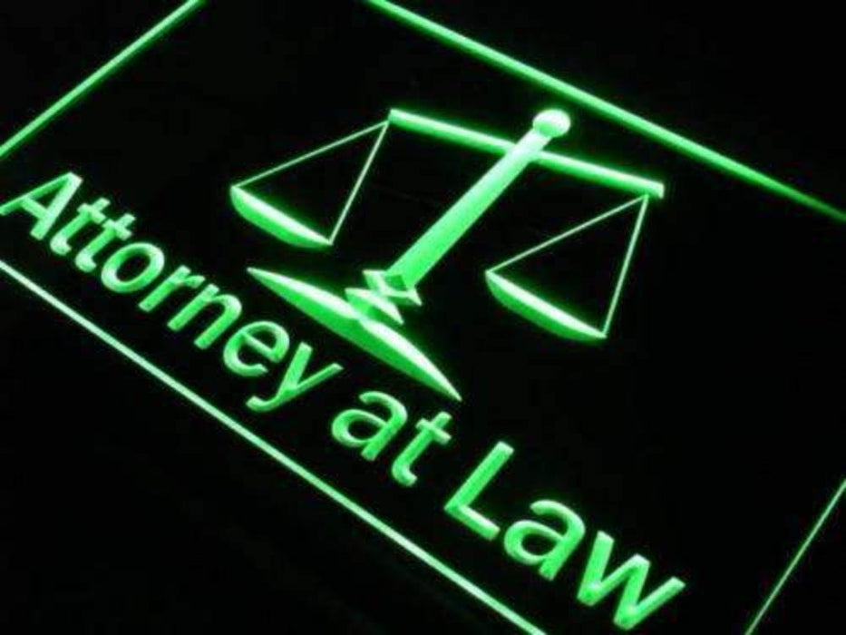 Attorney At Law LED Light Sign - Way Up Gifts