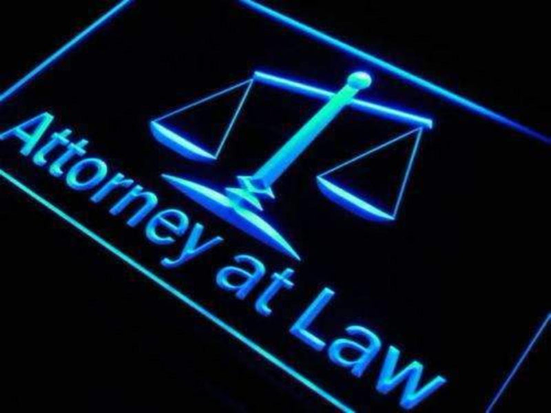 Attorney At Law LED Light Sign - LED Gift Works