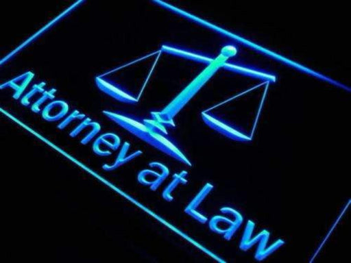 Attorney At Law LED Light Sign - Way Up Gifts