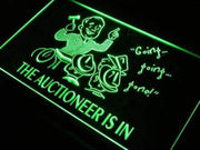Auctioneer is In Auction LED Light Sign - LED Gift Works