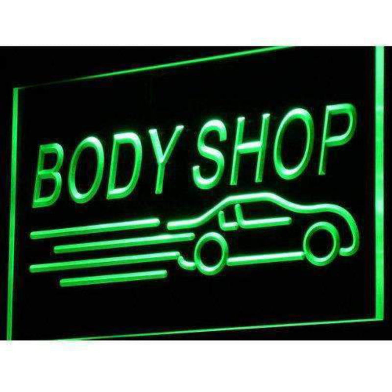Auto Body Shop Car LED Light Sign - LED Gift Works