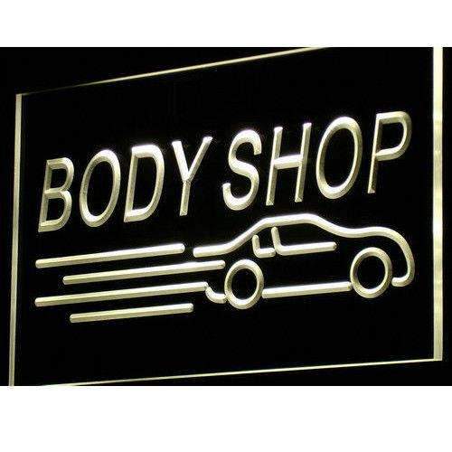 Auto Body Shop Car LED Light Sign - LED Gift Works