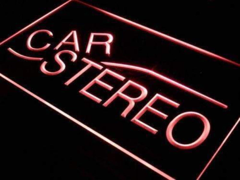 Stereo. Shop Sign Buy Auto Body Shop Car Stereo Audio LED Neon Light Sign — LED Gift Works