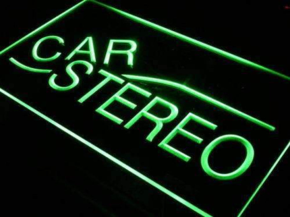 Auto Body Shop Car Stereo Audio LED Light Sign - Way Up Gifts