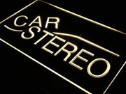 Auto Body Shop Car Stereo Audio LED Light Sign - LED Gift Works