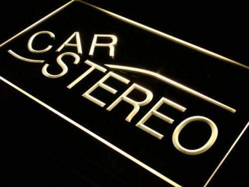 Auto Body Shop Car Stereo Audio LED Light Sign - LED Gift Works