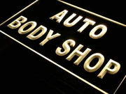 Auto Body Shop LED Light Sign - LED Gift Works