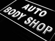 Auto Body Shop LED Light Sign - LED Gift Works