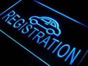 Auto Car Registration LED Light Sign - LED Gift Works
