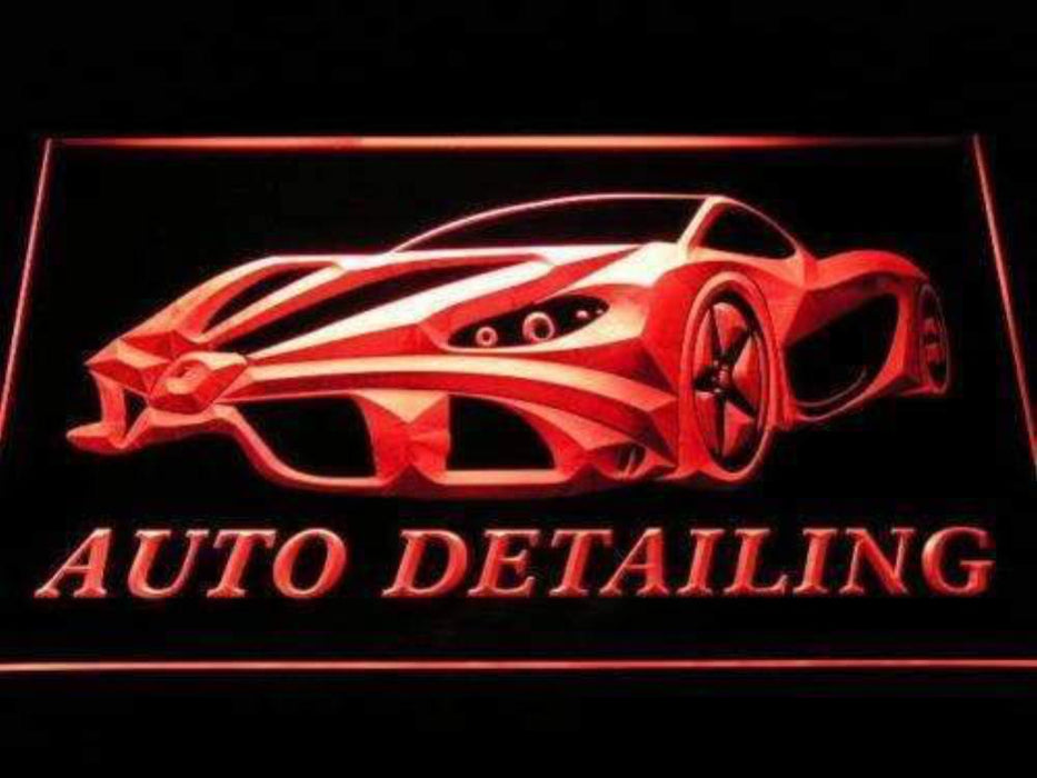Auto Detailing LED Light Sign - Way Up Gifts