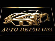 Auto Detailing LED Light Sign - LED Gift Works