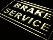 Auto Repair Shop Brake Service LED Light Sign - LED Gift Works