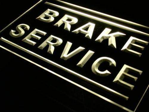 Auto Repair Shop Brake Service LED Light Sign - LED Gift Works