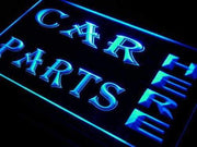 Auto Shop Car Parts Here LED Light Sign - LED Gift Works