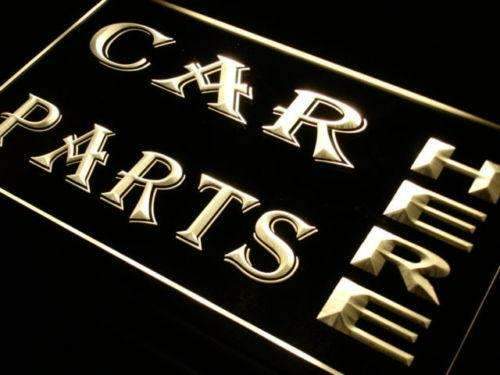 Auto Shop Car Parts Here LED Light Sign - LED Gift Works