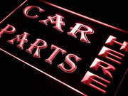 Auto Shop Car Parts Here LED Light Sign - LED Gift Works