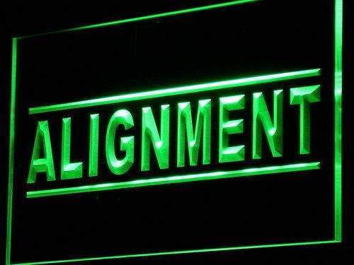 Auto Wheel Alignment Services LED Light Sign - Way Up Gifts