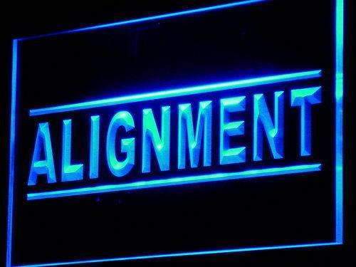 Auto Wheel Alignment Services LED Light Sign - Way Up Gifts