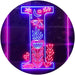 Family Name Letter I Monogram Initial LED Light Sign - Way Up Gifts
