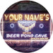 Personalized Beer Pong Man Cave LED Light Sign - Way Up Gifts