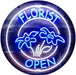 Flower Shop Open Florist LED Light Sign - Way Up Gifts