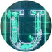 Family Name Letter U Monogram Initial LED Light Sign - Way Up Gifts