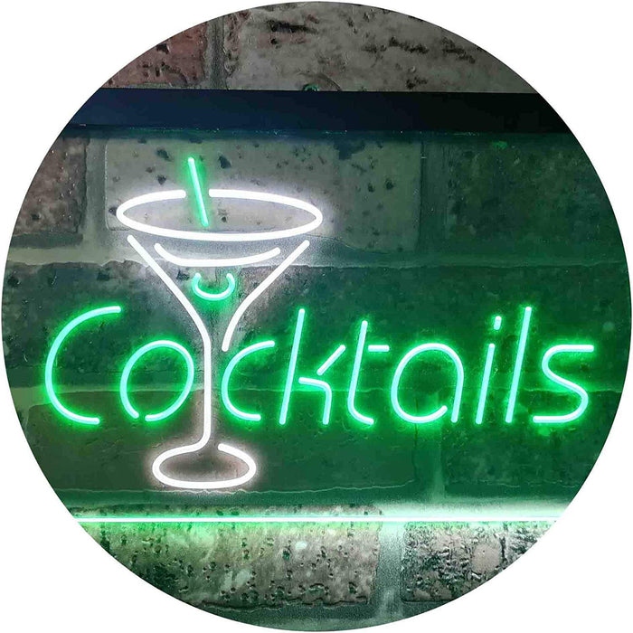 Cocktails LED Light Sign - Way Up Gifts