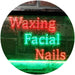 Waxing Facial Nails LED Light Sign - Way Up Gifts