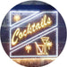 Cocktails LED Light Sign - Way Up Gifts