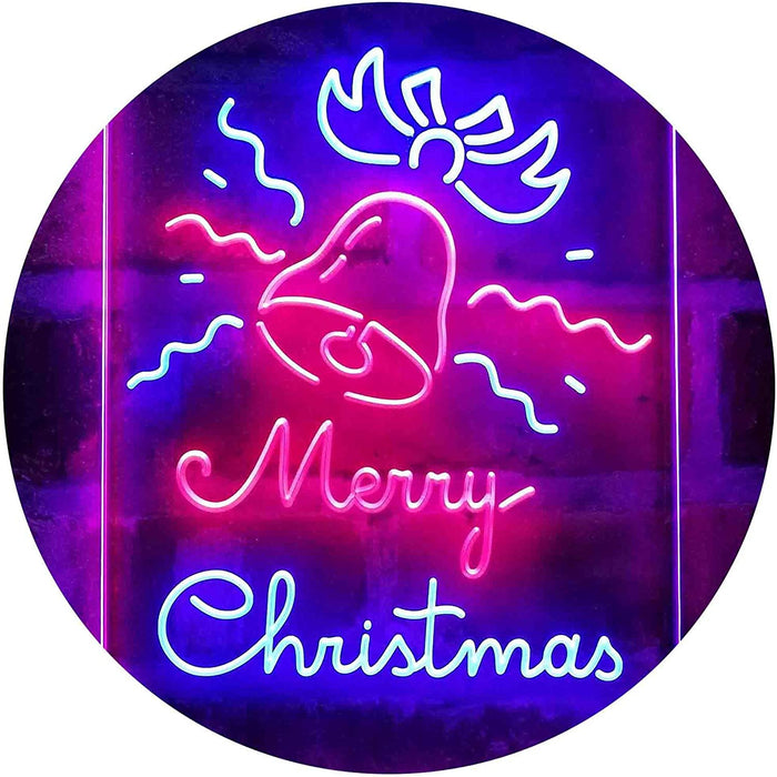 Merry Christmas Bell Decoration LED Light Sign - Way Up Gifts