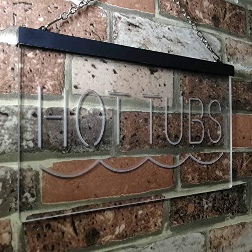 Hot Tubs LED Light Sign - LED Gift Works