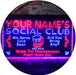 Personalized Social Club LED Light Sign - Way Up Gifts