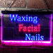 Waxing Facial Nails LED Light Sign - Way Up Gifts